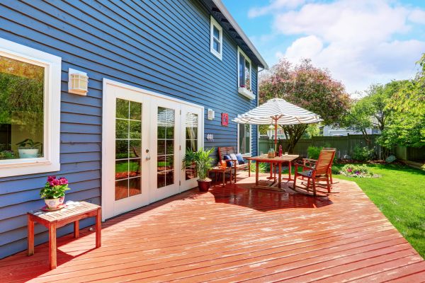 Blue Siding Installation in Gulfport